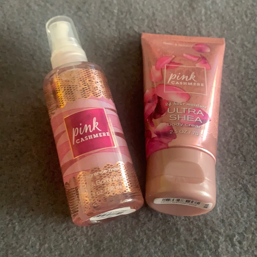 Bath and Body Works Pink Cashmere Set